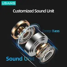 USAMS BH BT 5.1 Mini TWS Earbuds with HiFi Bass & 25-Hour Battery